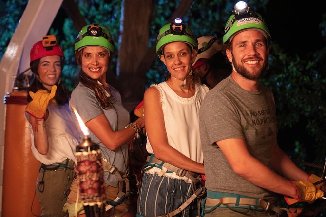 Night Ziplines & UTV Adventure + Mexican Parrillada - Crossing the hanging wooden bridge