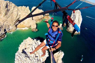 Outdoor Adventure: Parasailing in Los Cabos