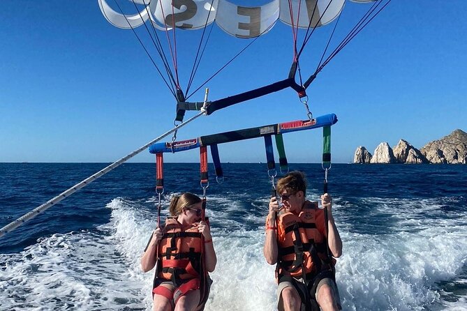 Parasailing - Taking off from Cabo’s marina