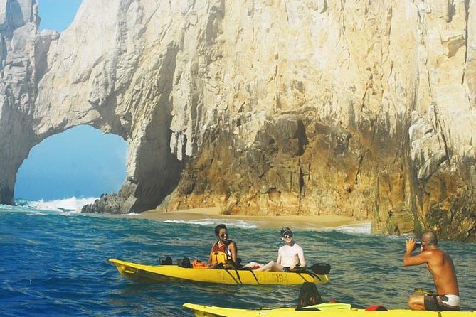 Private Los Cabos Arch & Playa del Amor tour by Glass bottom kayak - Playa del Amor from the water