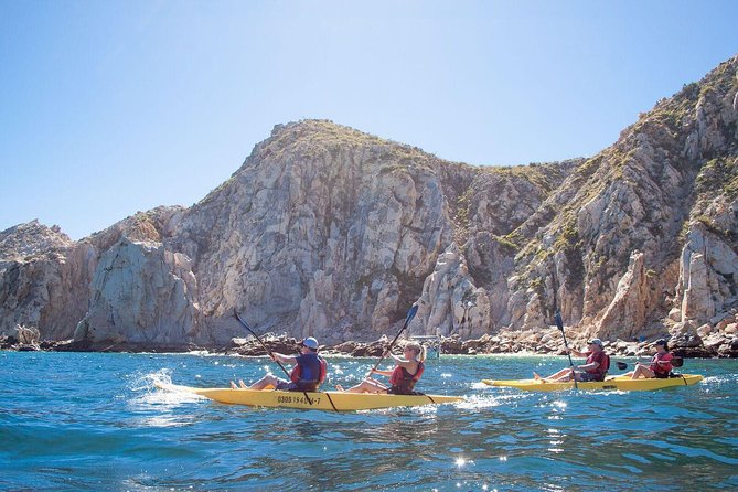 Private Los Cabos Arch & Playa del Amor tour by Glass bottom kayak - What the glass-bottom kayak adds