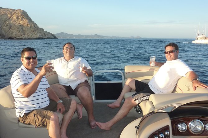 Private Luxury Pontoon Boat, Snorkel, Arch, Sunset & byond - Pickup, marina meeting, and timing