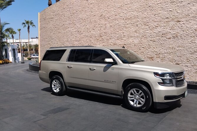 Private SUV RoundTrip from Airport to Hotels Pacific Area Zone 4 - What this Cabo airport transfer actually provides