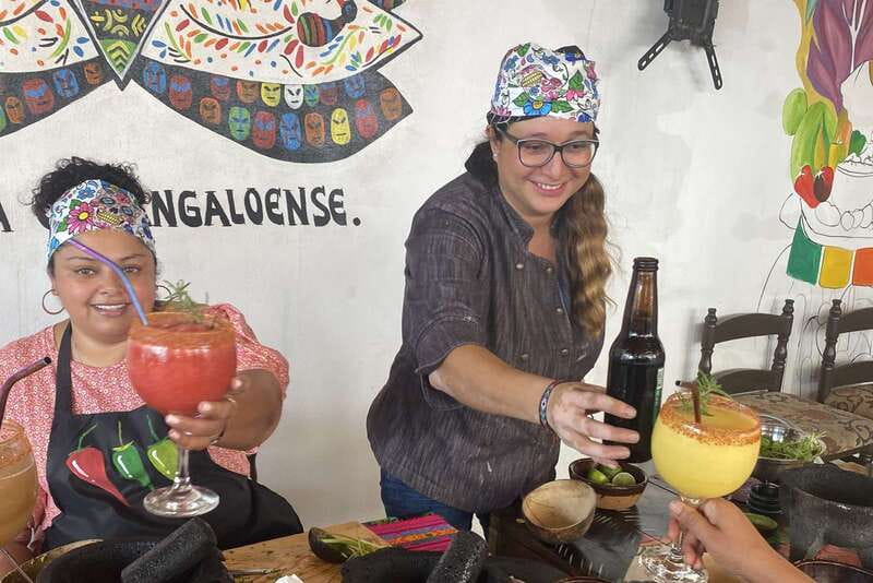 San José town : Cooking class,mexican Empanadas y antojitos - Margaritas with more than the usual lime