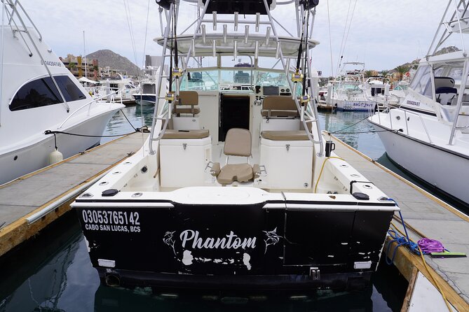 Ultimate Cabo Fishing Experience Aboard the Phantom - Leaving the East Dock beneath Cabo’s famous Arch