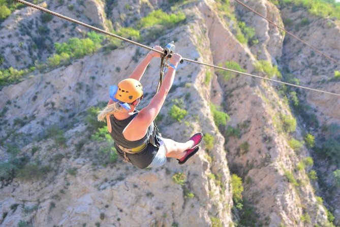 Zipline & Rappel Adventure in Cabo - Ziplining across the San José del Cabo canyons