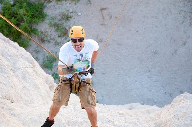 Ziplines and Rappelling at Costa Azul - Lockers, water, and the restaurant